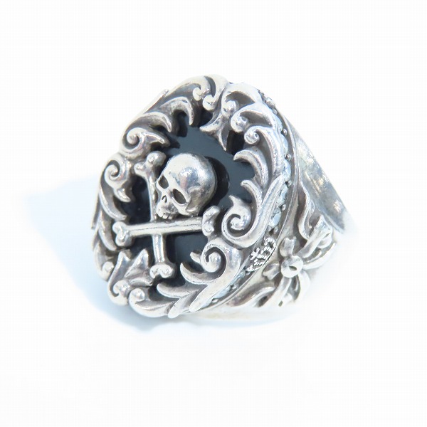 実際に弊社で買取させて頂いたJustin Davis/ジャスティンデイビス Jungle Skull Ring/ジャングルスカルリング SRJ521/19.5-20号