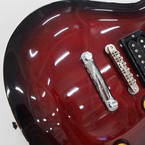 実際に弊社で買取させて頂いた★【弦無し】YAMAHA/ヤマハ YSG-II WR ダブルカッタウェイ エレキギター 日本製 ソフトケース付の画像 5枚目