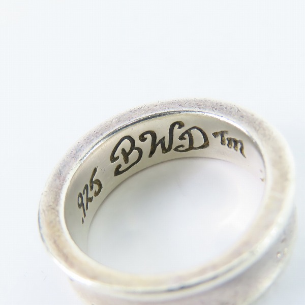 実際に弊社で買取させて頂いたBWL/BILL WALL LEATHER/ビルウォールレザー バンドリング 16号の画像 6枚目