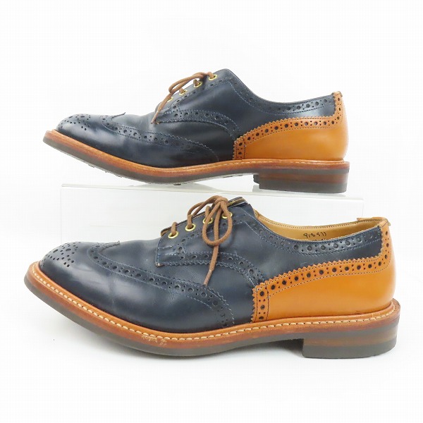 実際に弊社で買取させて頂いたTricker's/トリッカーズ KESWICK/ケズウィック ウィングチップ レザーシューズ/革靴 M7292/10の画像 3枚目