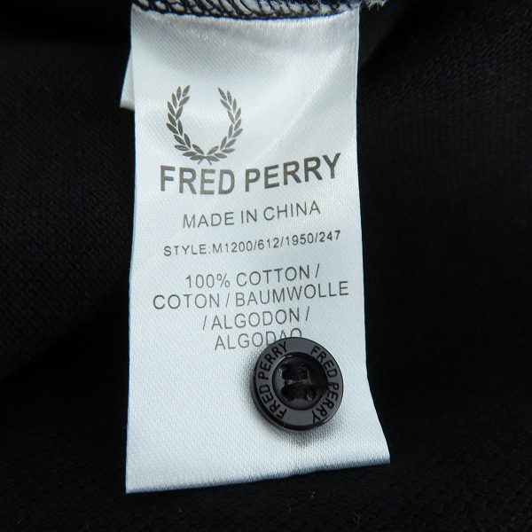 実際に弊社で買取させて頂いたFRED PERRY/フレッドペリー 半袖 ポロシャツ 胸刺繍 Lの画像 4枚目