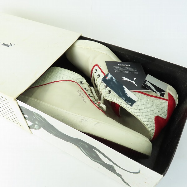 実際に弊社で買取させて頂いたALEXANDER McQUEEN×PUMA/アレキサンダーマックイーン×プーマ スニーカー 354428-02/30の画像 8枚目