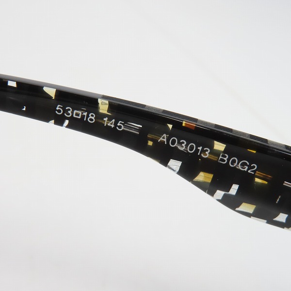 実際に弊社で買取させて頂いたalain mikli/アラン ミクリ 眼鏡フレーム/アイウェア A03013 B0G2の画像 7枚目