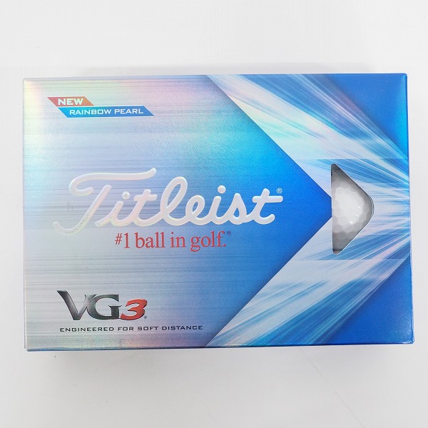 実際に弊社で買取させて頂いた【未使用】Titleist/タイトリスト VG3 ゴルフボール RAINBOW PEARL/レインボーパール 1ダース の画像 2枚目