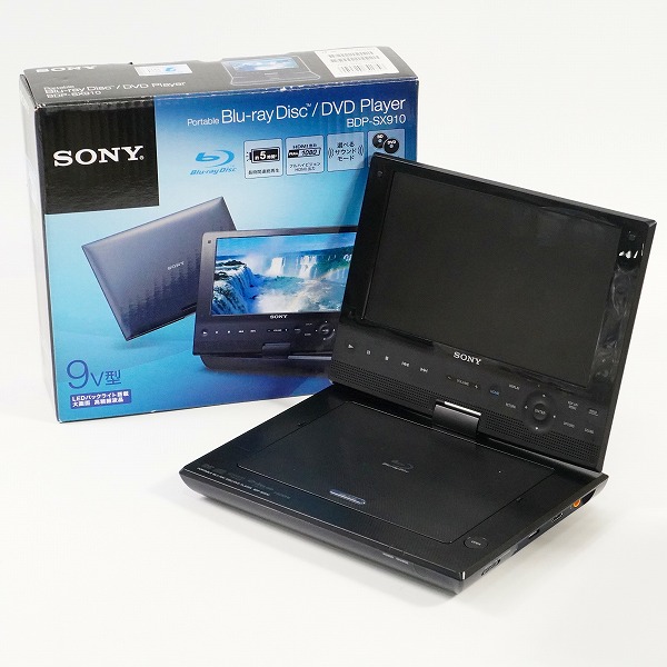 実際に弊社で買取させて頂いたSONY/ソニー BDP-SX910 2017年製 ポータブル ブルーレイ ディスク プレーヤー DVD プレーヤー 動作確認済み