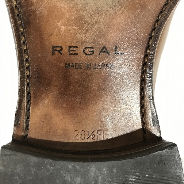 実際に弊社で買取させて頂いたREGAL/リーガル ストレートチップ/ビジネスシューズ 113R/26.5EEの画像 7枚目