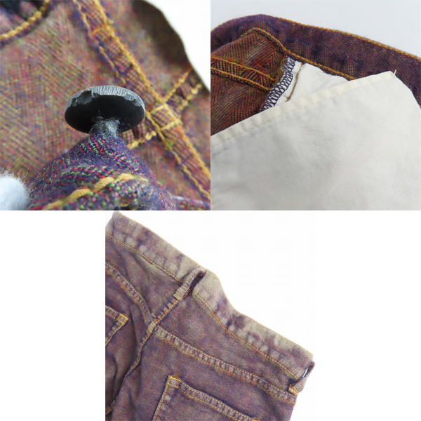 実際に弊社で買取させて頂いたJUNYA WATANABE COMME des GARCONS/ジュンヤワタナベ コムデギャルソン ウールパンツ JN P054/Sの画像 7枚目