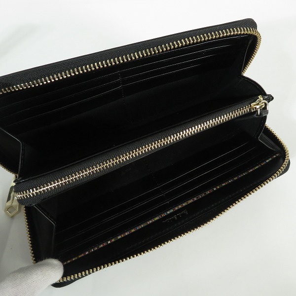 実際に弊社で買取させて頂いたPaul Smith/ポールスミス ラウンドジップ 長財布 873-734の画像 4枚目