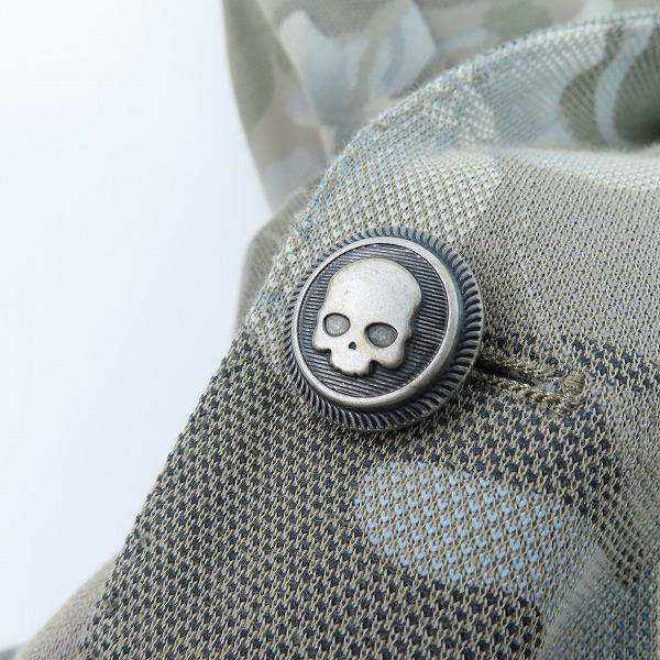 実際に弊社で買取させて頂いたHYDROGEN/ハイドロゲン ボタニカル柄 ジャケット/50Rの画像 7枚目