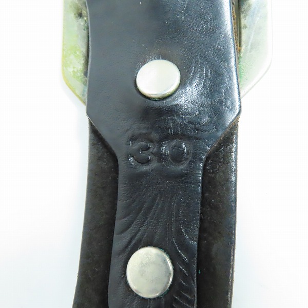 実際に弊社で買取させて頂いたHollywood Trading Company /HTC/エイチティーシー レザーベルト/30の画像 3枚目