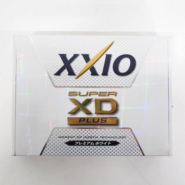 実際に弊社で買取させて頂いた【未使用】DUNLOP/ダンロップ XXIO/ゼクシオ SUPER XD PLUS ゴルフボール プレミアムホワイト 1ダースの画像 2枚目