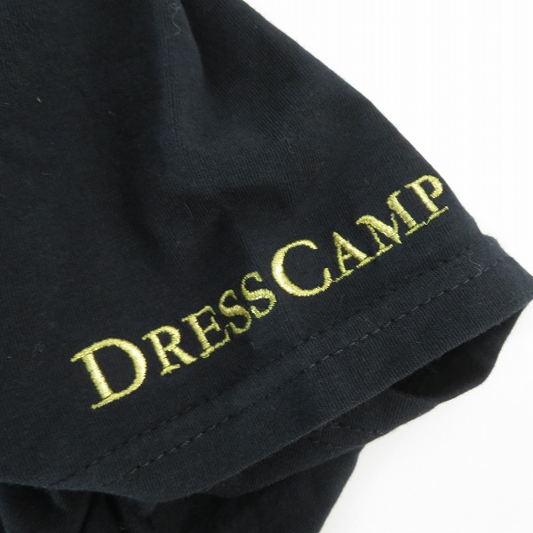 実際に弊社で買取させて頂いたDRESS CAMP/ドレスキャンプ ゴールドロゴ刺繍 VネックTシャツ Sの画像 4枚目