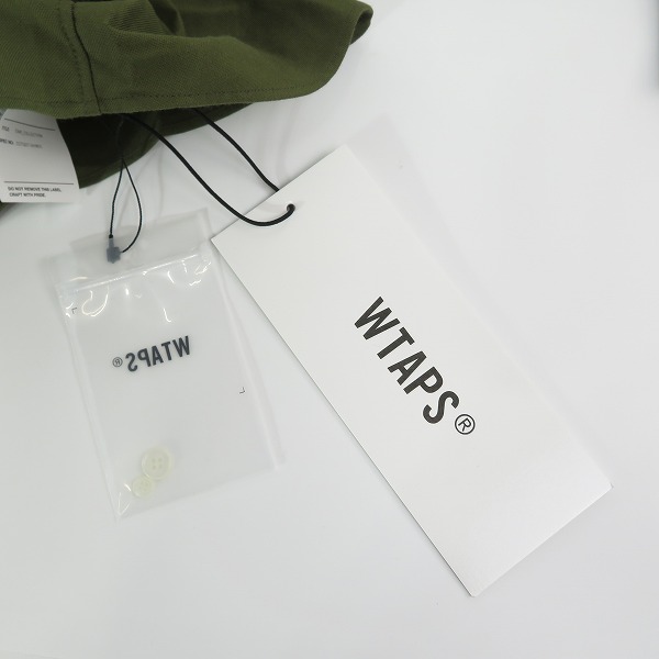 実際に弊社で買取させて頂いた【未使用】WTAPS/ダブルタップス 22AW BD 01 COTTON. OXFORD/オックスフォード シャツ 222TQDT-SHM02 /04の画像 6枚目