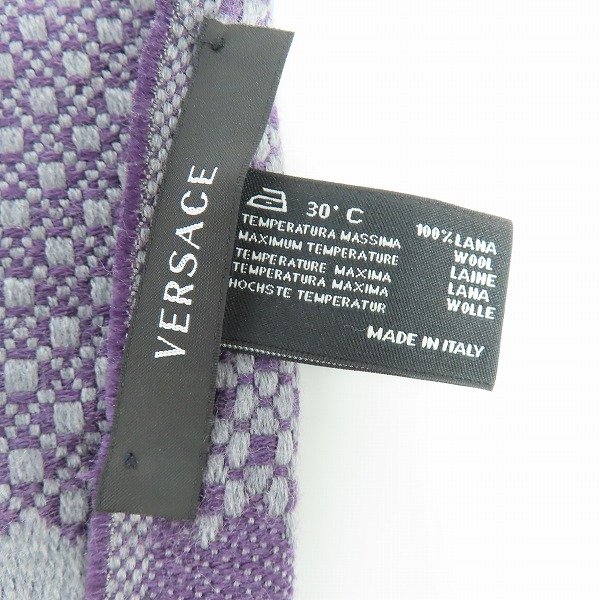 実際に弊社で買取させて頂いたVERSACE/ヴェルサーチ ウール マフラーの画像 1枚目