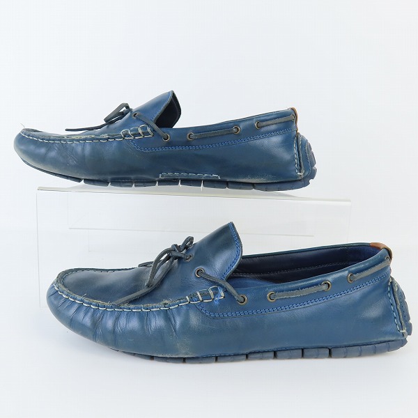 実際に弊社で買取させて頂いたCOLE HAAN/コールハーン ZEROGRAND/ゼログランド キャンプ モック ドライバー レザー C26706/11の画像 3枚目