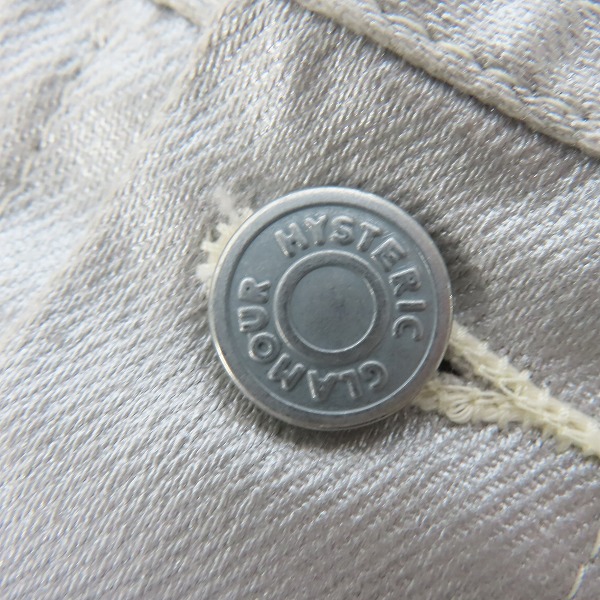 実際に弊社で買取させて頂いたHYSTERIC GLAMOUR/ヒステリックグラマー 23AW シルバー デニムジャケット 01233AB05/Mの画像 7枚目