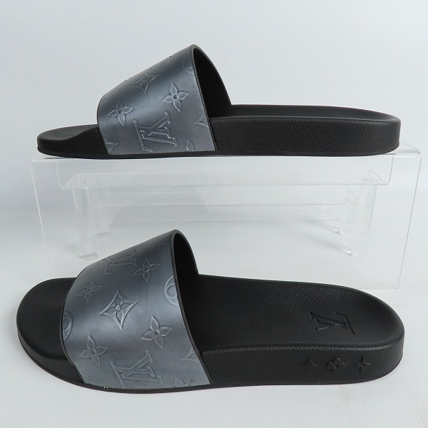 実際に弊社で買取させて頂いたLOUIS VUITTON/ルイヴィトン モノグラム エクリプス ウォーターフロントライン ミュール シャワーサンダル/7の画像 3枚目