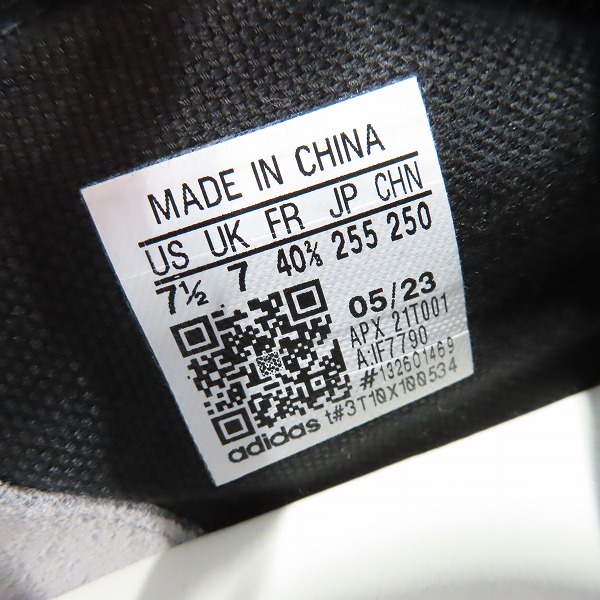 実際に弊社で買取させて頂いたY-3/ワイスリー アディダス ヨウジヤマモト  NIZZA LOW/ニッツァ  IF7790/25.5の画像 5枚目