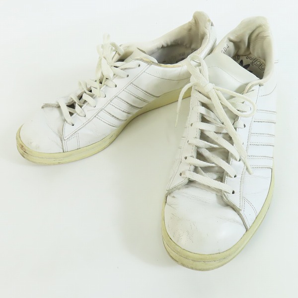 実際に弊社で買取させて頂いた【ジャンク】adidas×EDIFICE/アディダス×エディフィス CAMPUS 80s EF/キャンパス ホワイト スニーカー M22304/28.5