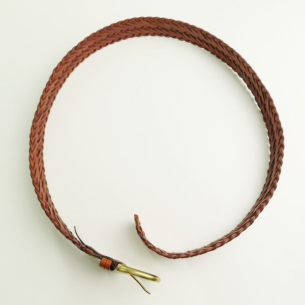 実際に弊社で買取させて頂いたTOM FORD/トムフォード レザーメッシュベルト/90の画像 6枚目