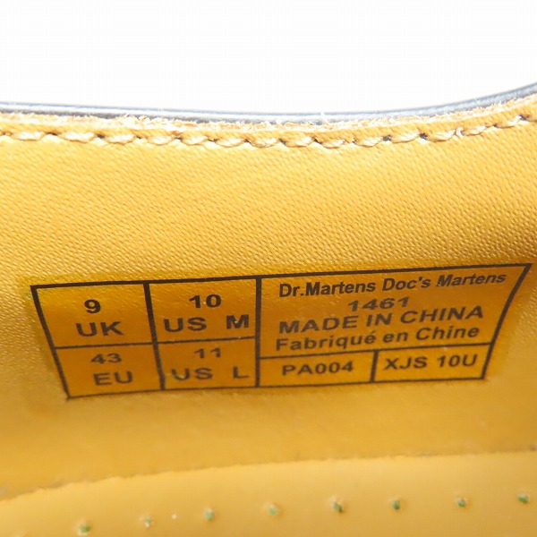 実際に弊社で買取させて頂いたDr.Martens/ドクターマーチン 3ホール シューズ 1461/10085001/UK9の画像 5枚目