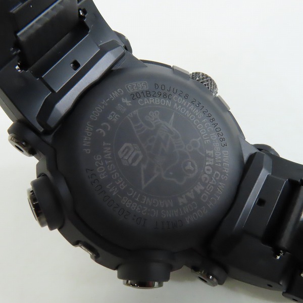 実際に弊社で買取させて頂いた【保証期間内】G-SHOCK/Gショック FROGMAN/フロッグマン Bluetooth ソーラー電波時計 GWF-A1000XC-1AJFの画像 4枚目