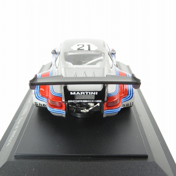 実際に弊社で買取させて頂いたEBBRO/エブロ 1/43 PORSCHE 911 RSR TURBO 21 Leman's 1974/ポルシェ 911 ＃21 ミニカーの画像 4枚目