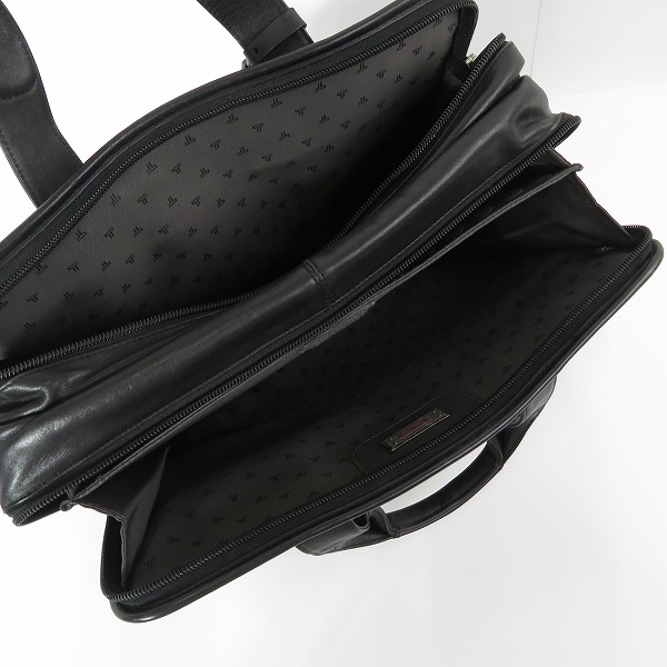 実際に弊社で買取させて頂いたTUMI/トゥミ 牛革 エッセンシャルナパレザー 2WAY ブリーフケース/ビジネスバッグ 96130D4の画像 4枚目