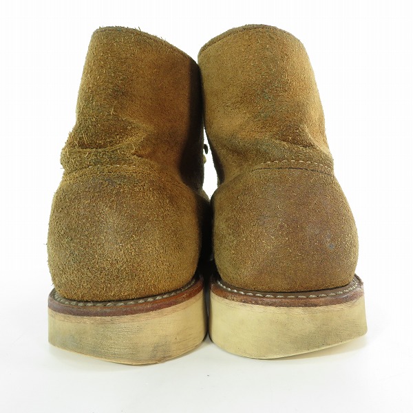 実際に弊社で買取させて頂いたRED WING/レッドウィング ラウンドトゥ ブーツ ブラウン 8181/8.5Dの画像 1枚目