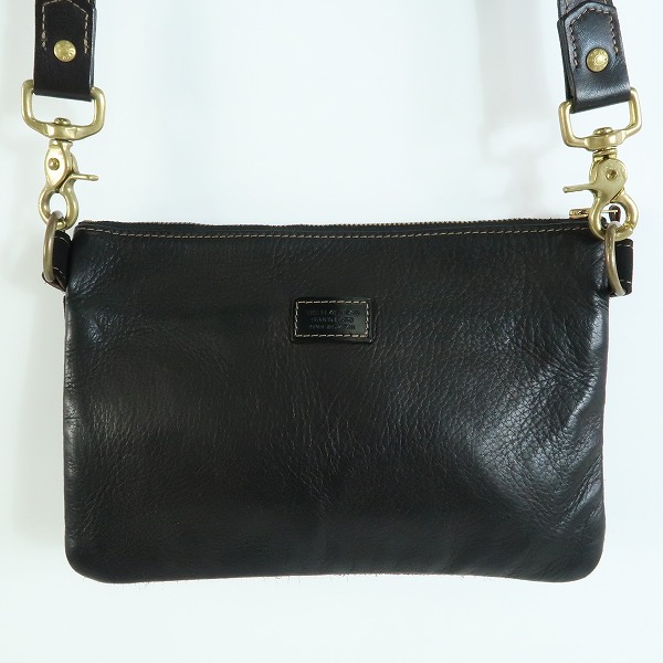 実際に弊社で買取させて頂いたFLAT HEAD/フラットヘッド DEER SKIN SACOCHE BAG/ディアスキン サコッシュバッグ FN-B1H6-7Sの画像 1枚目