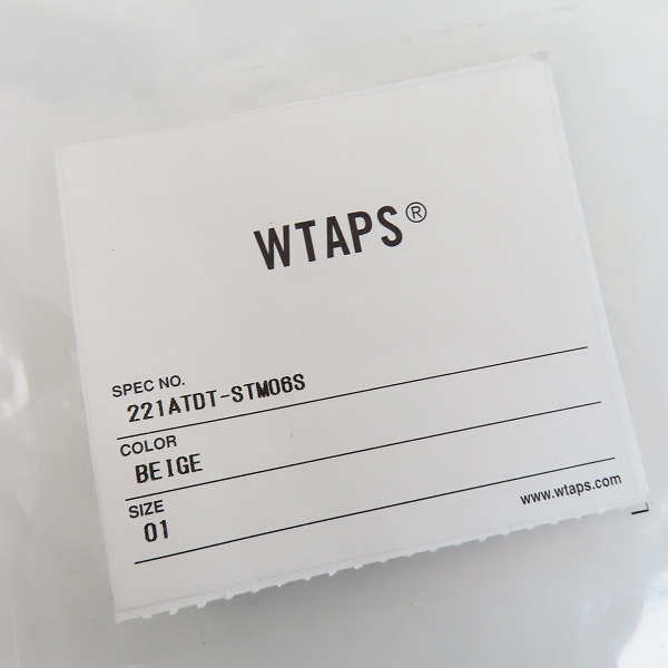 実際に弊社で買取させて頂いたWTAPS/ダブルタップス 22SS URBAN TERRITORY/SS アーバンテリトリー 半袖Tシャツ  221ATDTｰSTM06S/01の画像 6枚目