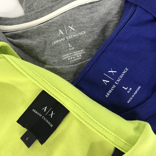 実際に弊社で買取させて頂いた【おまとめ】ARMANI EXCHANGE/アルマーニエクスチェンジ 長袖/半袖Tシャツ/ポロシャツの画像 1枚目