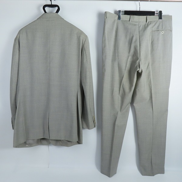 実際に弊社で買取させて頂いたGIANNI VERSACE/ジャンニヴェルサーチ スーツ ジャケット/パンツ/セットアップ/グレー/54の画像 1枚目