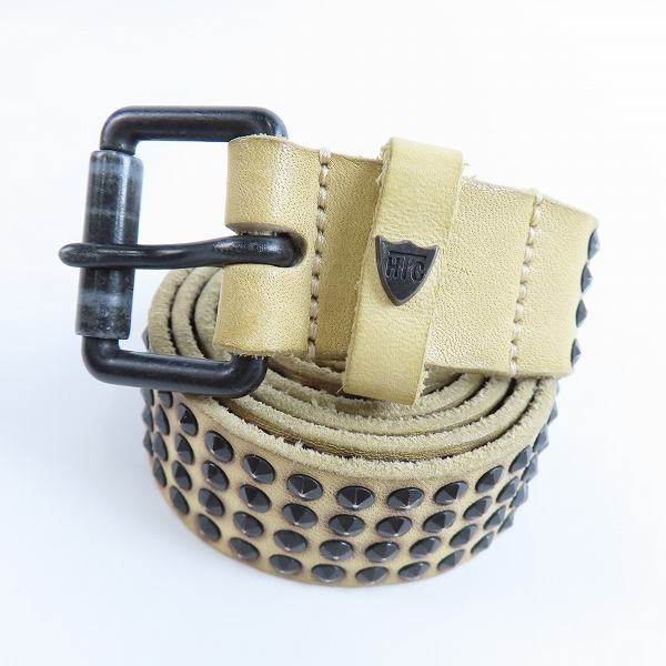 実際に弊社で買取させて頂いたHTC/エイチティーシー 4連スタッズ ベルト