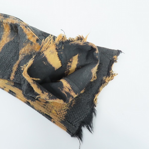 実際に弊社で買取させて頂いたIF SIX WAS NINE/イフシックスワズナイン アナコンダコーティングデニムパンツ ANACONDA/BCM/3/4/28の画像 9枚目