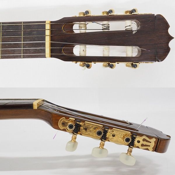 実際に弊社で買取させて頂いた★RYOJI MATSUOKA/松岡良治 LUTHIER Model No.M80 クラシックギター/ガットギター 日本製 ハードケース付の画像 2枚目