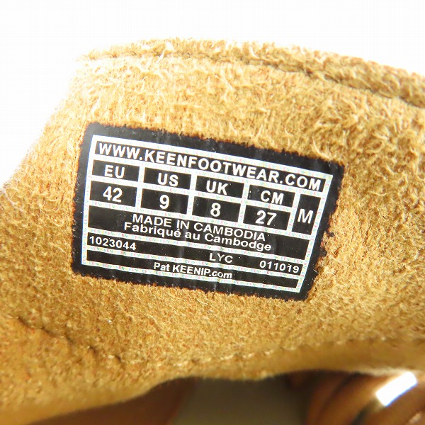 実際に弊社で買取させて頂いたKEEN/キーン UNEEK/ユニーク サンダル 1023044/27.0の画像 5枚目
