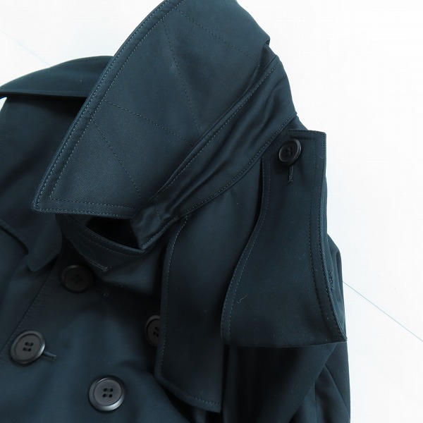 実際に弊社で買取させて頂いたLAD MUSICIAN/ラッドミュージシャン 21SS ダブル ショートトレンチコート 2111-355/42の画像 5枚目
