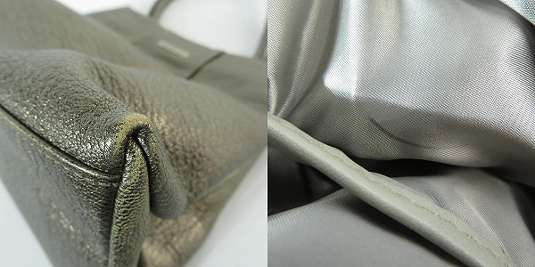 実際に弊社で買取させて頂いたCELINE/セリーヌ がま口 ハンドバッグ/トートの画像 9枚目