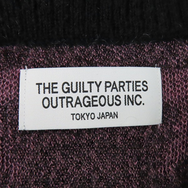 実際に弊社で買取させて頂いたWACKO MARIA/ワコマリア 星/スター カーディガン Sの画像 2枚目