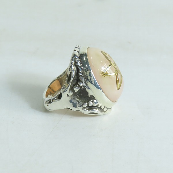 実際に弊社で買取させて頂いたALEX STREETER/アレックスストリーター エンジェルハートリング 18k チェリーブロッサム 桜/14.5号の画像 3枚目