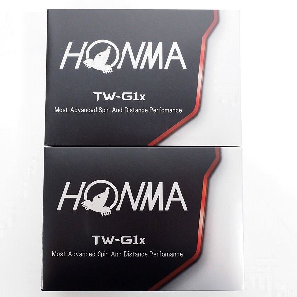 実際に弊社で買取させて頂いた【未使用】HONMA/ホンマ TW-G1x ゴルフボール ホワイト 2ダースの画像 2枚目