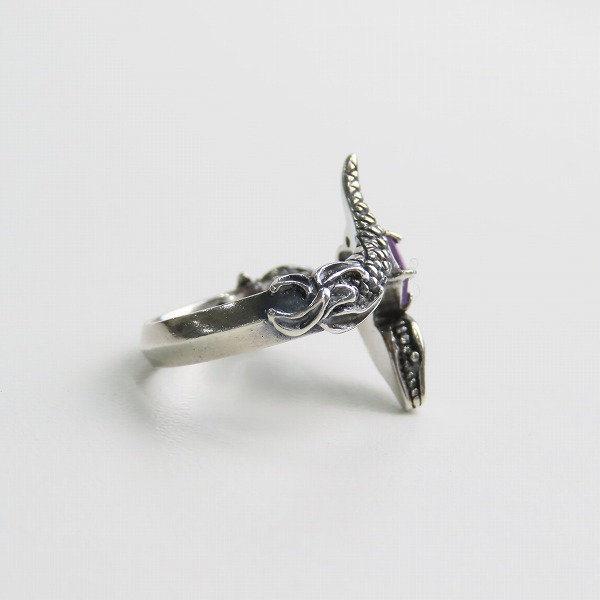 実際に弊社で買取させて頂いたBizarre/ビザール Ouroboros Collection Eternal/エターナルシルバーリング スネーク/蛇 10号の画像 3枚目