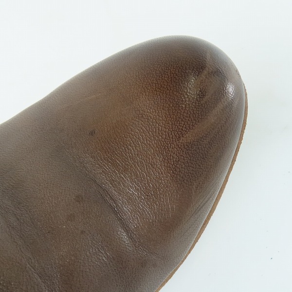 実際に弊社で買取させて頂いたSHIPS/シップス ホースレザー プレーントゥ ビジネスシューズ/27の画像 7枚目