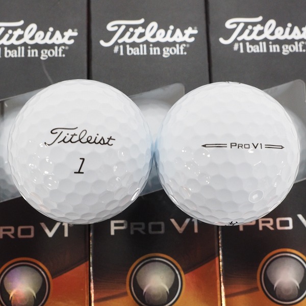実際に弊社で買取させて頂いた【未使用】Titleist/タイトリスト PRO V1 ゴルフボール ホワイト 1ダースの画像 1枚目