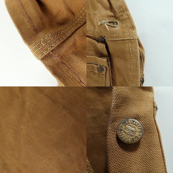 実際に弊社で買取させて頂いたCarhartt/カーハート ダック生地 作業着/オーバーオール ワークウェア の画像 8枚目