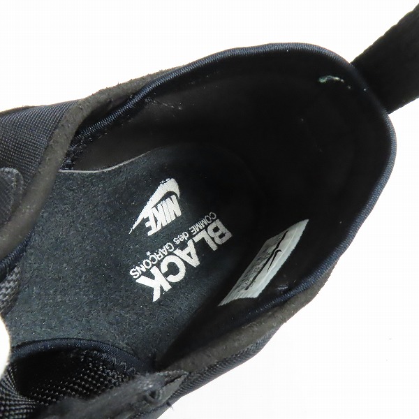 実際に弊社で買取させて頂いたNIKE×BLACK COMME DES GARCONS/ナイキ×ブラックコムデギャルソン AIR FOOTSCAPE スニーカー BV0075-001 27.5の画像 4枚目