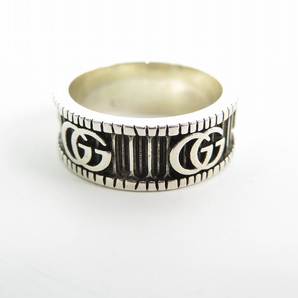実際に弊社で買取させて頂いたGUCCI/グッチ ダブルG シルバー リング 551899 J8400 0811/16号の画像 3枚目