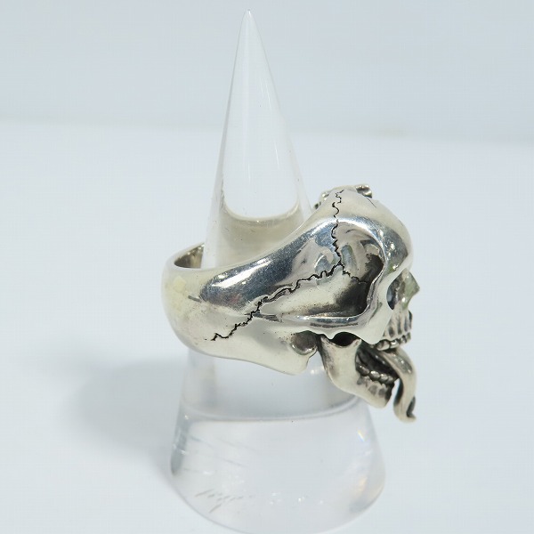 実際に弊社で買取させて頂いた【ギャラ付】Justin Davis/ジャスティンデイビス GENE スカルリング SRJ456/21号の画像 3枚目