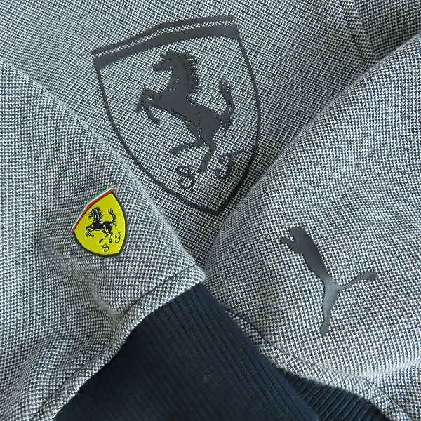 実際に弊社で買取させて頂いたPUMA×Ferrari/プーマ×フェラーリ ジップアップジャケット 560956 XLの画像 6枚目